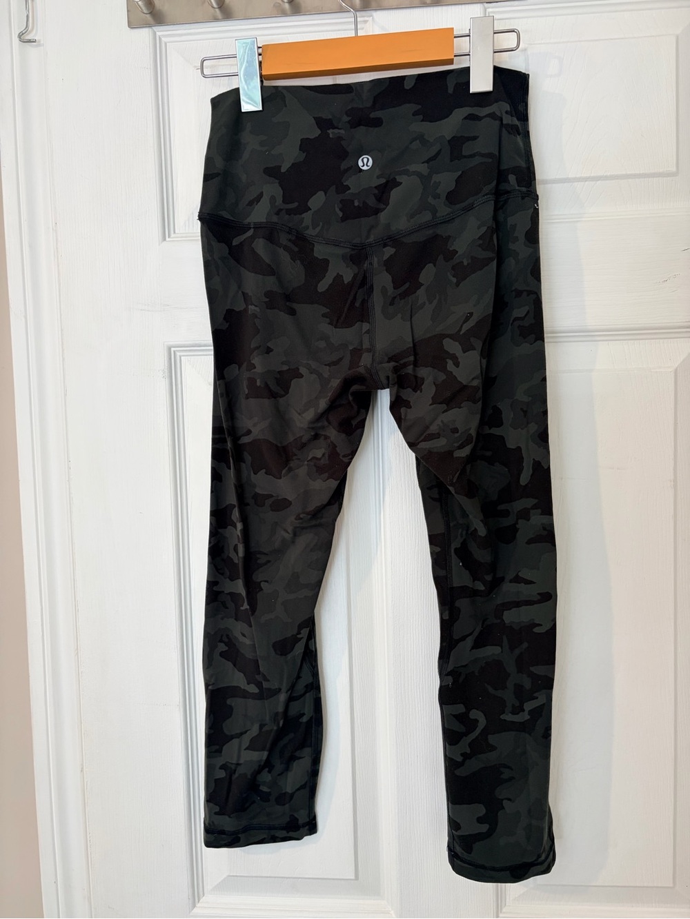 lululemon athletica Dark Green/Black Camo Leggings